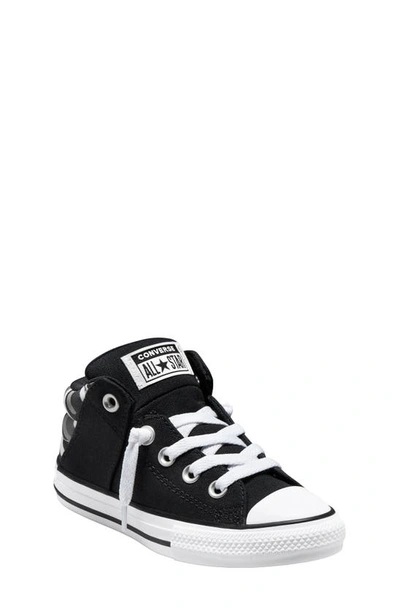 Converse Kids' Chuck Taylor® All Star® Axel Mid Trainer In Black/ White/ Thunder