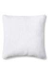 Sunday Citizen Snug Memory Foam Accent Pillow In Clear White