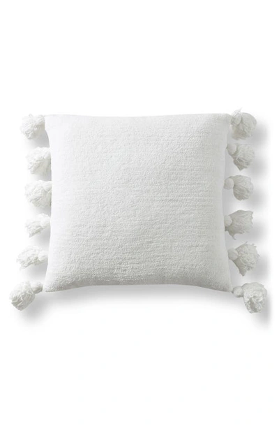 Sunday Citizen Pom Pom Accent Pillow In White