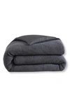 Sunday Citizen Snug Mixed Media Duvet Cover In Coal