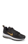 Nike Air Max Genome Sneaker In Black/ Metallic Gold