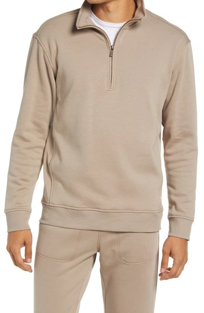 Ugg (r) Zeke Half-zip Pullover In Wolf Grey