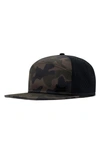 Melin Hydro Trenches Snapback Baseball Cap In Olive/ Camo