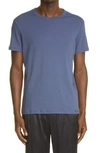 Tom Ford Cotton Jersey Crewneck T-shirt In Dark Blue