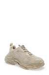 Balenciaga Beige Triple S Sneakers