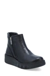 Miz Mooz Lass Wedge Bootie In Black Vintage