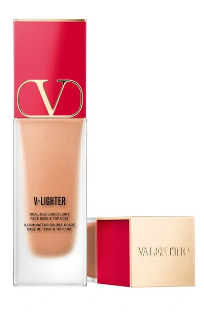 Valentino V-lighter Illuminating Face Primer And Highlighter With Hyaluronic Acid Ambra 25 ml
