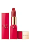 Valentino Rosso  Refillable Lipstick In 213r Sensuous Red