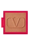 Valentino Go-clutch Refillable Compact Finishing Powder Refill Pan In 04 Medium Deep