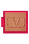 Valentino Go-clutch Refillable Compact Finishing Powder Refill Pan In Medium Deep