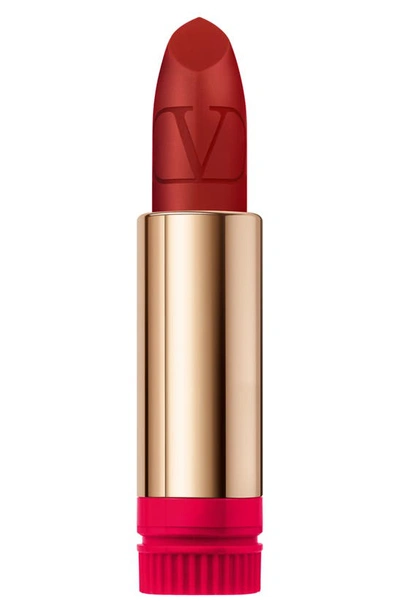 Valentino Rosso  Refillable Lipstick Refill In 111a Underdressed Velvet