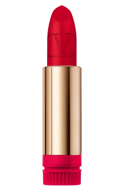 Valentino Rosso  Refillable Lipstick Refill In 22a Rosso