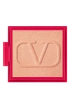 Valentino Go-clutch Refillable Compact Finishing Powder Refill Pan In 02 Finishing Powder - Light