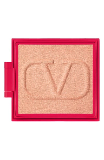 Valentino Go-clutch Refillable Compact Finishing Powder Refill Pan In 02 Finishing Powder - Light