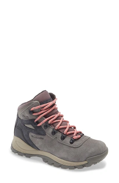 Columbia Newton Ridge Plus Waterproof Amped Hiking Boot In Grey