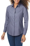 Foxcroft Dianna Non-iron Cotton Shirt In Midnight Sky