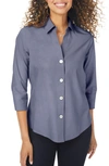 Foxcroft Paityn Non-iron Cotton Shirt In Midnight Sky