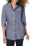 Foxcroft Pandora Non-iron Cotton Shirt In Midnight Sky