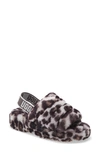 UGG UGG(R) FLUFF YEAH GENUINE SHEARLING SLINGBACK SANDAL,1120903