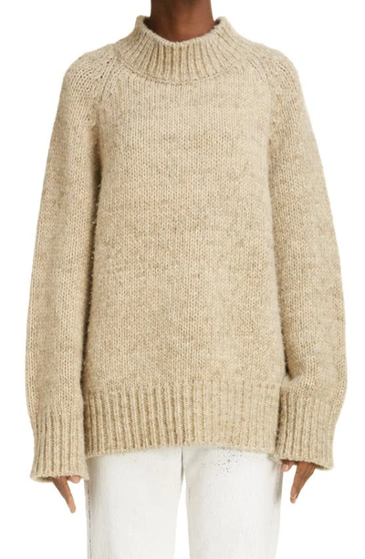 Maison Margiela Vegetable Dyed Jumper In Cream