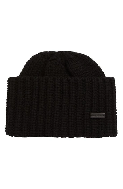 Saint Laurent Rib-knit Cashmere Beanie In Nero