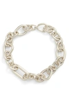 Cult Gaia Reyes Chain Necklace In Brushed Silver