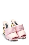 DOLCE & GABBANA PIUMINO SLIDE SANDAL,CR1177AQ233