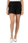 Kut From The Kloth Elastic Waist Shorts In Black