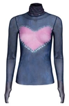 Pink Heart Tie Dye