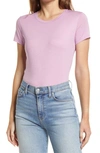 Halogenr Halogen(r) Short Sleeve Crewneck Tee In Pink Gale