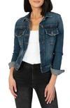 KUT FROM THE KLOTH AMELIA DENIM TRUCKER JACKET,KJ618MK5