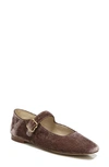 Sam Edelman Michaela Womens Buckle Square Toe Mary Janes In Brown