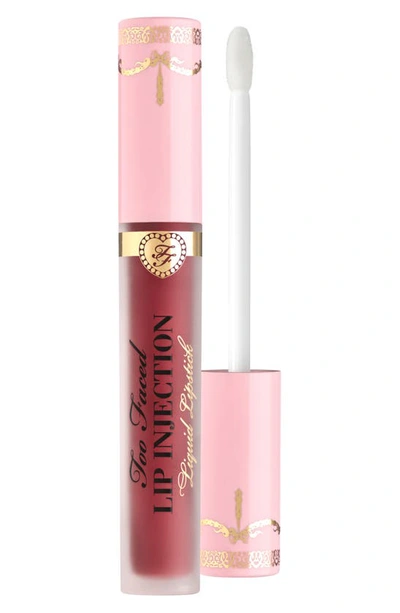 Too Faced Lip Injection Power Plumping Cream Liquid Lipstick It's So Big 0.10 oz/ 3 ml In Its So Big