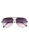 QUAY HIGH KEY MINI 51MM AVIATOR SUNGLASSES,HIGH KEY MINI