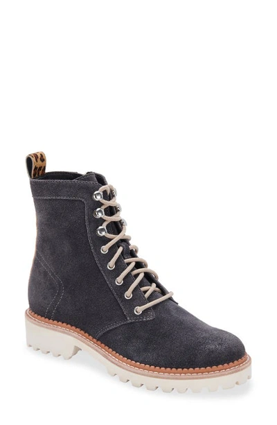 Dolce Vita Women's Avena Lace Up Boots In Anthracite