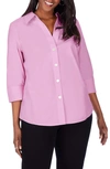 Foxcroft Paityn Non-iron Cotton Shirt In Rose Frost