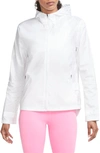 Nike Women's Essential Water-repellent Runnning Jacket In White/ Reflective Silver