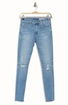 Ag Farrah Skinny Ankle Jeans In 24 Years Stark Destructed