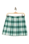 Abound Tennis Skirt In Green Plaid