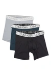 Calvin Klein 3-pack Performance Boxer Briefs In Iix Bk/hstad/wg