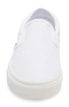 Vans Classic Slip-on Sneaker In Check True White/ Snow White