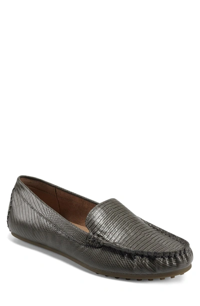 Aerosoles Over Drive Loafer In Grey Lizard