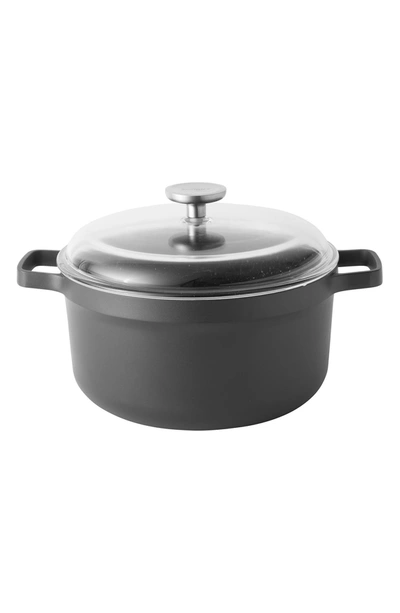 Berghoff International International Gem 10" Non-stick Cast Aluminum Covered Stockpot In Black