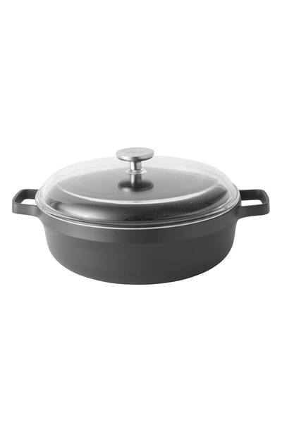 Berghoff International International Gem Non-stick Cast Aluminum 11" Covered Sauté Pan In Black