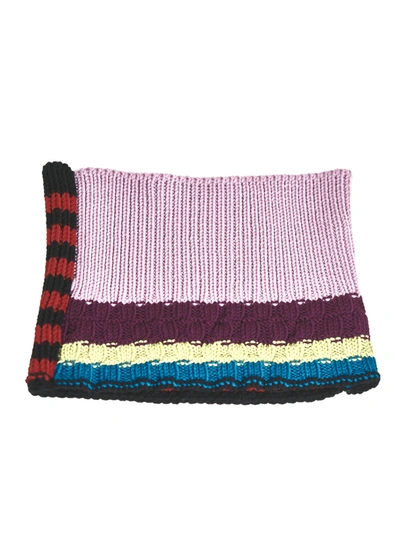 Colville Handknit Collars In Pink Bordeaux Lime Blue Black Red Piblmbr