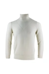 BARBA NAPOLI TURTLENECK jumper WITH RICE GRAIN PROCESSING IN PURE WOOL,14277 57597005
