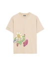 JACQUEMUS LE TSHIRT RANDONNEE,216JS1621622802D BEIGE BEIGE