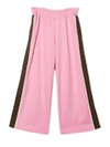 FENDI FF TRIM TROUSERS,JUF017A69DK F1BUD