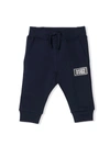 Dsquared2 Icon Graffiti-print Track Pants In Blu