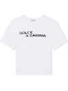 DOLCE & GABBANA WHITE COTTON T-SHIRT,L5JTCGG7XECK W0800